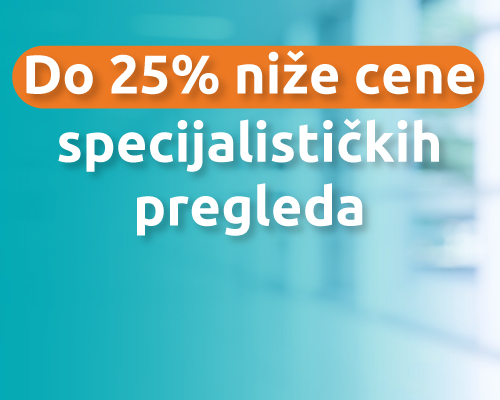 Trajno snižene cene specijalističkih pregleda u Vojvodini