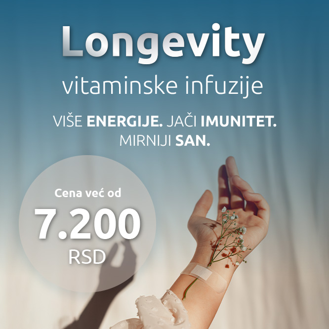 Longevity vitaminske infuzije - MediGroup