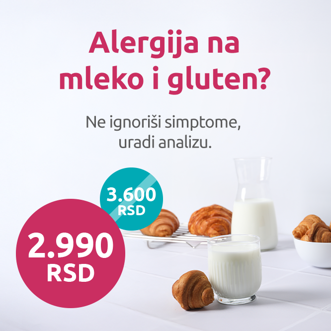 Analiza alergena na mleko i gluten po promotivnoj ceni | MediGroup