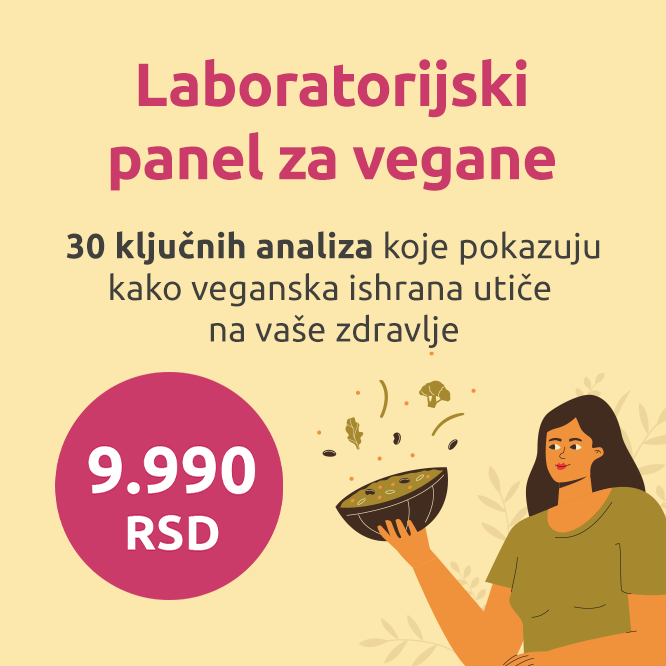 Laboratorijski panel za vegane - 30 ključnih analiza | MediGroup